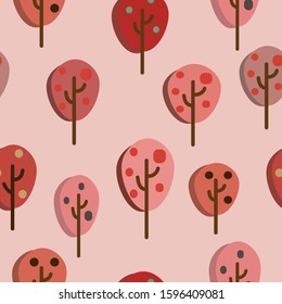 Tree Pattern Images, Stock Vector Illustration