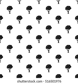 Tree pattern. Simple illustration of tree vector pattern for web