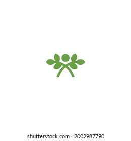 tree and people vector illustration