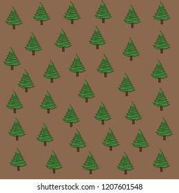 Tree pine background pattern