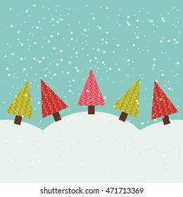 tree pine christmas isolated icon vector illustration design