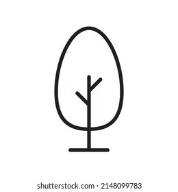 Tree, Pine Icon Logo Design Vector Template Illustration