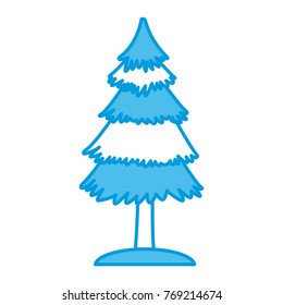 Tree pine isolated