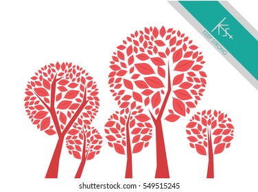 tree. pink tree. sweet tree. wall sticker. background