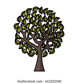 tree plant ecological icon