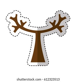 tree plant ecological icon