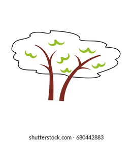 tree plant forest icon