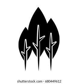 tree plant forest icon