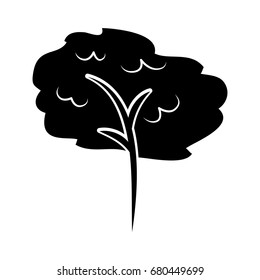 tree plant forest icon