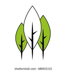tree plant forest icon