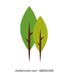 tree plant forest icon