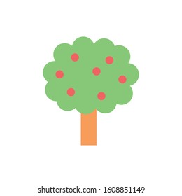 tree plant forest isolated icon vector illustration design