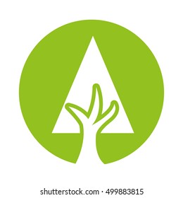 tree plant forest isolated icon vector illustration design