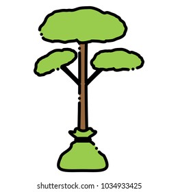 Tree plant icon