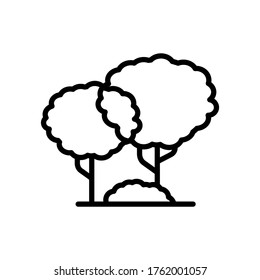 Tree, plant icon. Simple line, outline vector elements of mother earth day icons for ui and ux, website or mobile application