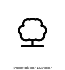tree, plant icon vector illustration