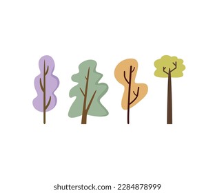 tree and plant icon vector illustration 