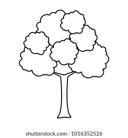 tree plant isolated icon