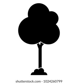 tree plant isolated icon