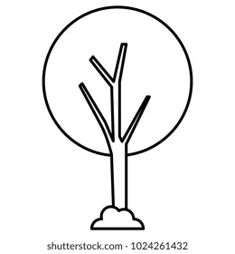 tree plant isolated icon