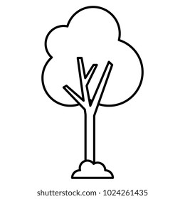 tree plant isolated icon