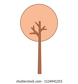 tree plant isolated icon