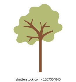 tree plant isolated icon