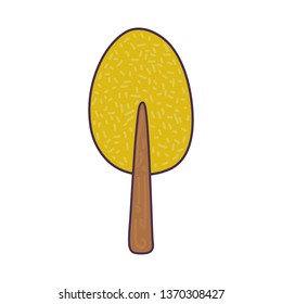 tree plant isolated icon