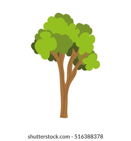 tree plant isolated icon