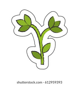 tree plant isolated icon