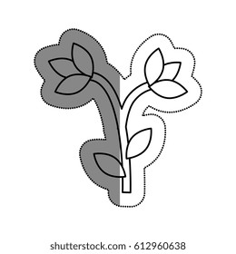 tree plant isolated icon