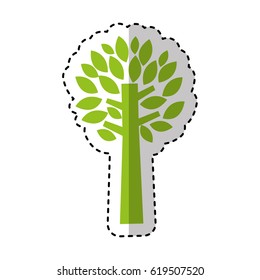 tree plant isolated icon