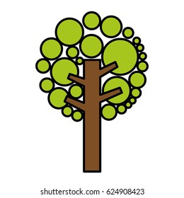 tree plant isolated icon