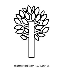 tree plant isolated icon