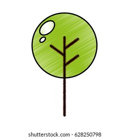 tree plant isolated icon