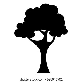 tree plant isolated icon