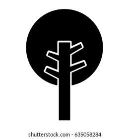 tree plant isolated icon