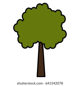 tree plant isolated icon