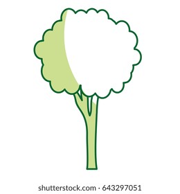 tree plant isolated icon