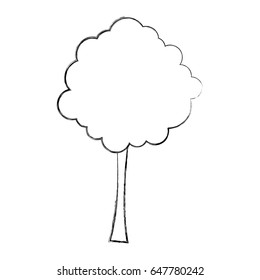 tree plant isolated icon