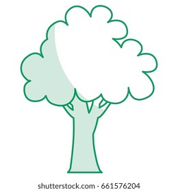 tree plant isolated icon