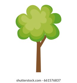tree plant isolated icon