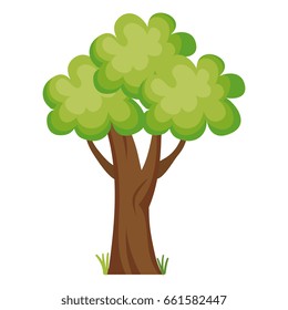 tree plant isolated icon