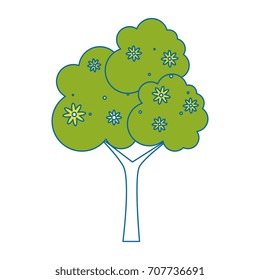 tree plant isolated icon