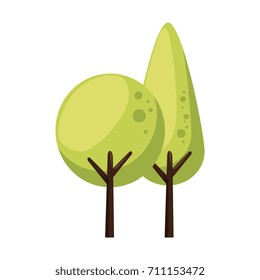 tree plant isolated icon