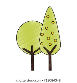tree plant isolated icon