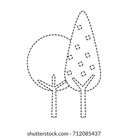 tree plant isolated icon