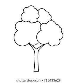 tree plant isolated icon