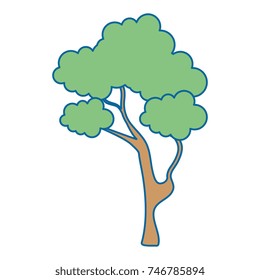 tree plant isolated icon