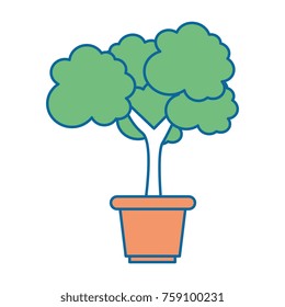 tree plant isolated icon